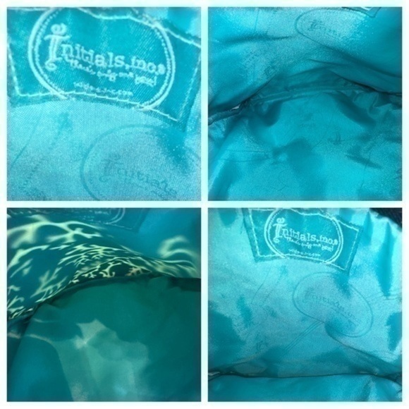 Blue and white monogrammed bag. Initial “L”. - Picture 15 of 15